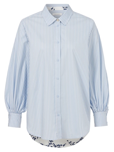 Blouses lange mouw blauw eiszeit