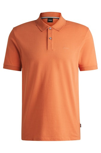 Polo's korte mouw oranje Boss Men Black