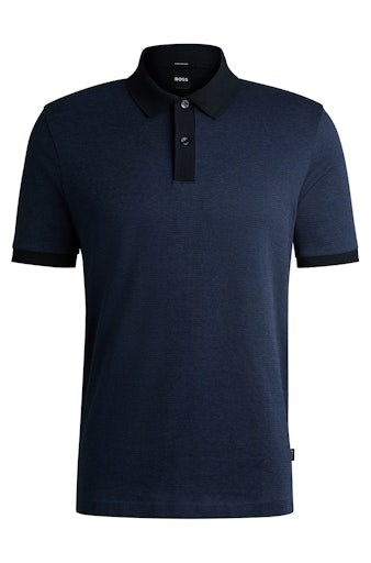 Polo's korte mouw blauw Boss Men Black