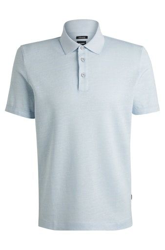 Polo's korte mouw blauw Boss Men Black