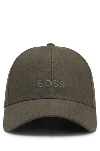 Hoeden/Petten groen Boss Men Black