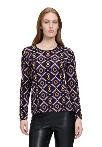 T-shirts lange mouw paars Betty Barclay