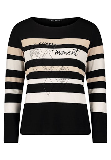 T-shirts lange mouw zwart Betty Barclay