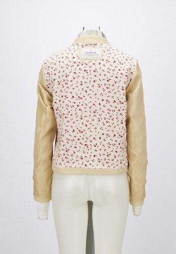 Leren jassen beige Milestone