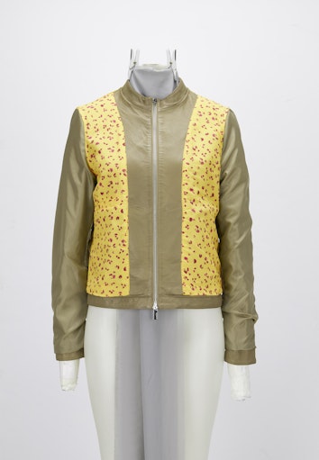 Leren jassen groen Milestone