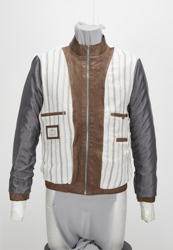 Leren jassen bruin Milestone