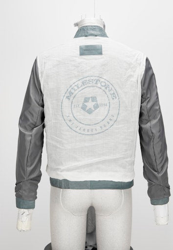 Leren jassen blauw Milestone