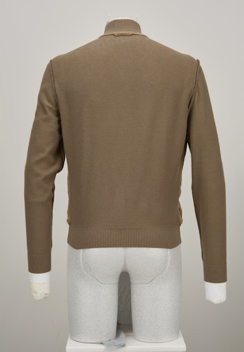 Leren jassen beige Milestone