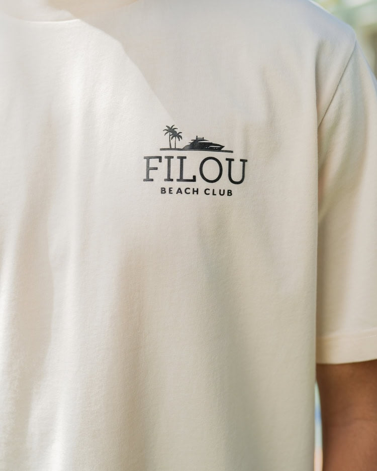 T-shirts korte mouw wit Baron Filou