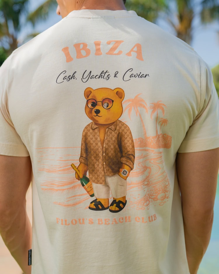 T-shirts korte mouw wit Baron Filou