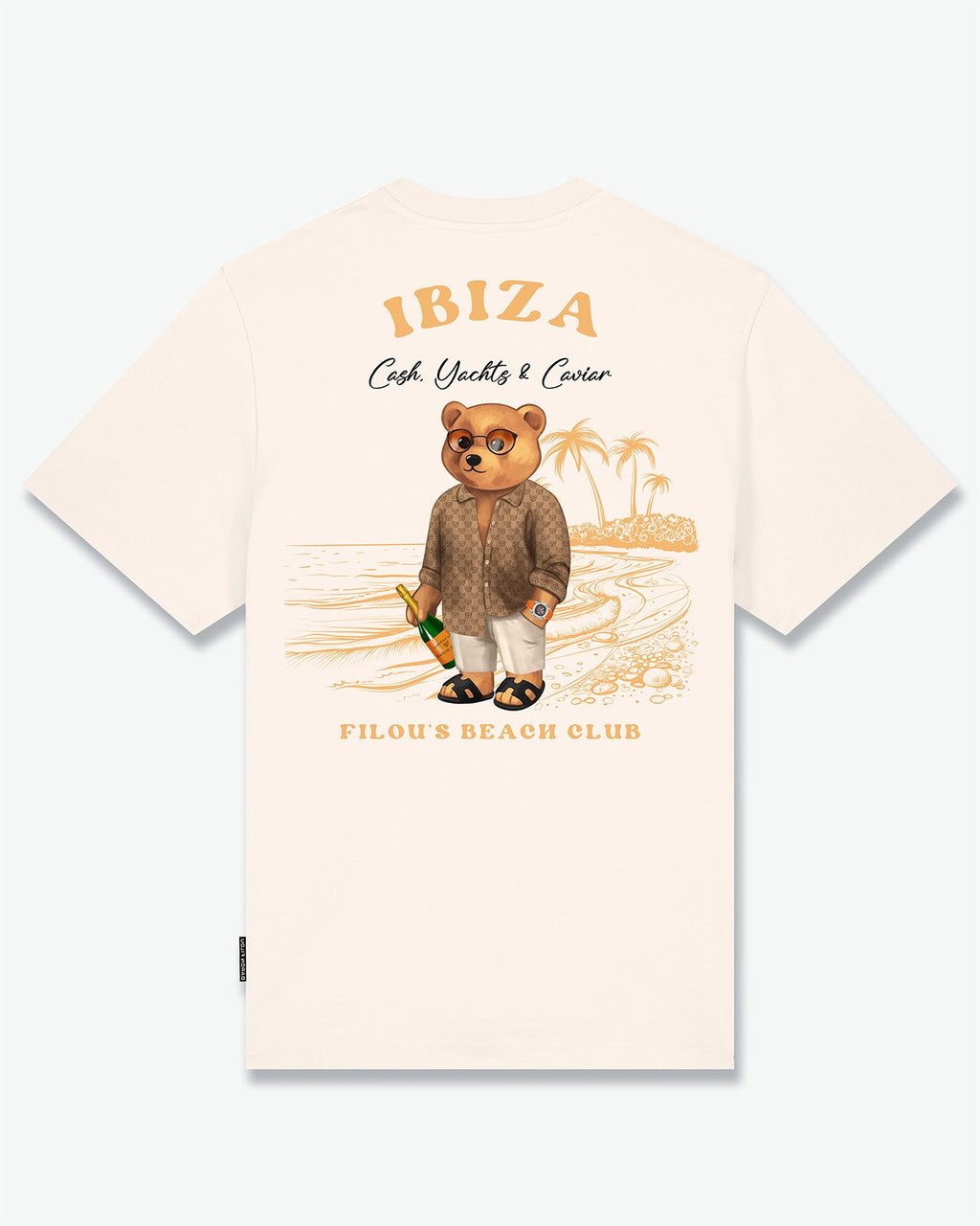 T-shirts korte mouw wit Baron Filou