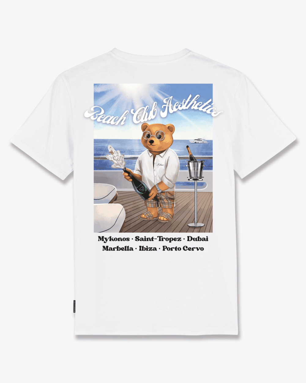 T-shirts korte mouw wit Baron Filou