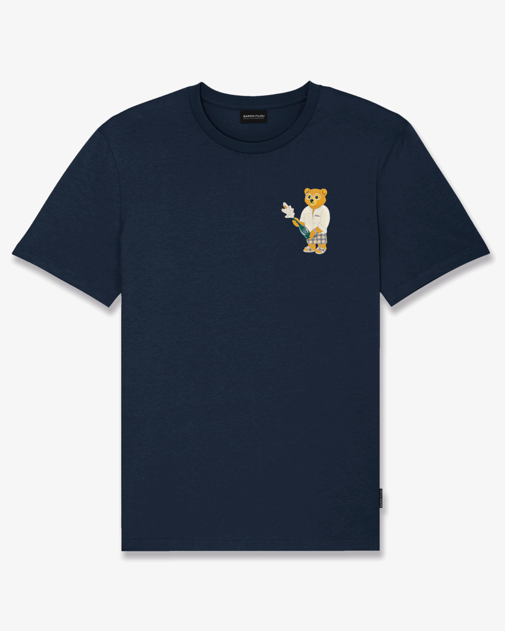 T-shirts korte mouw navy Baron Filou