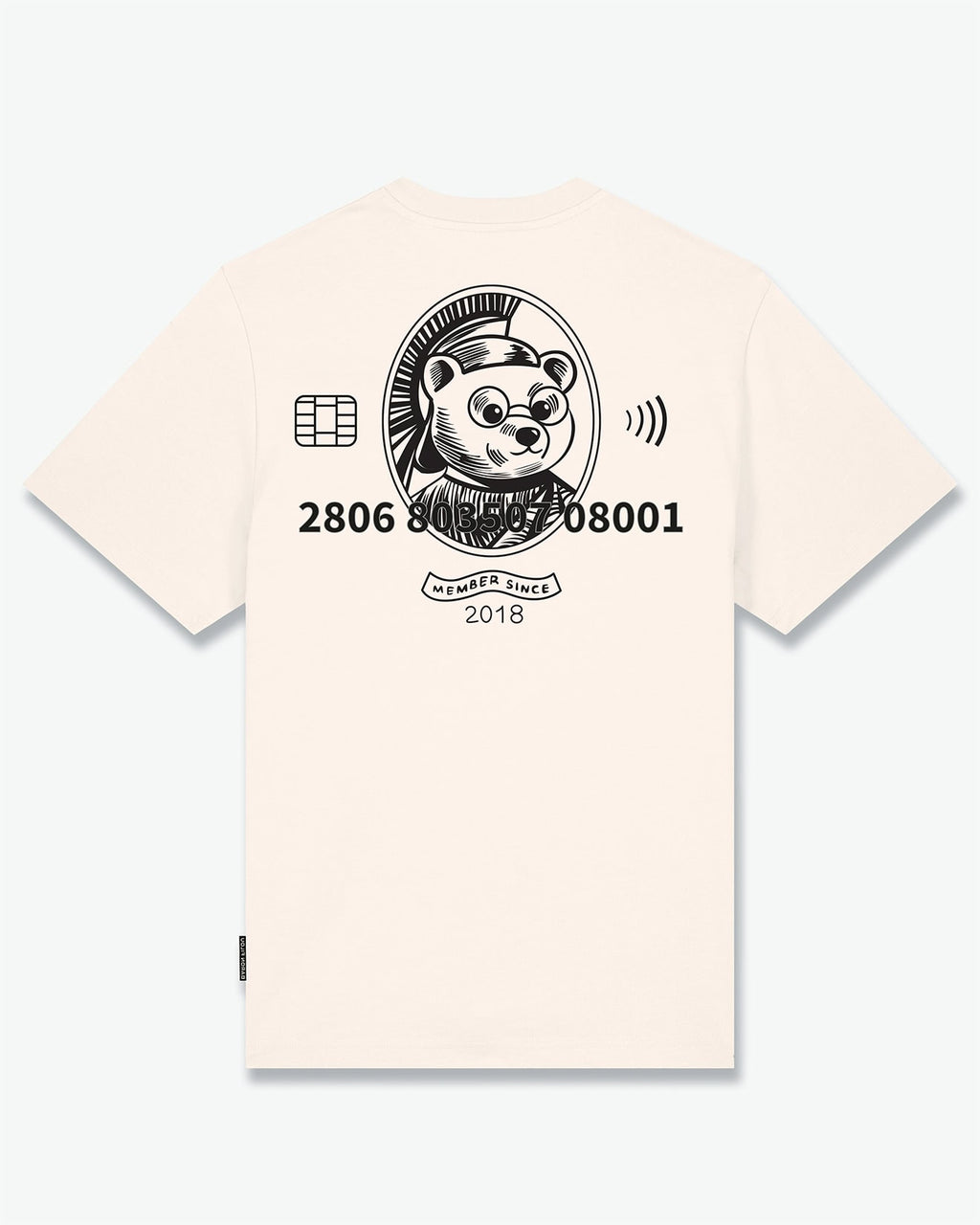 T-shirts korte mouw wit Baron Filou