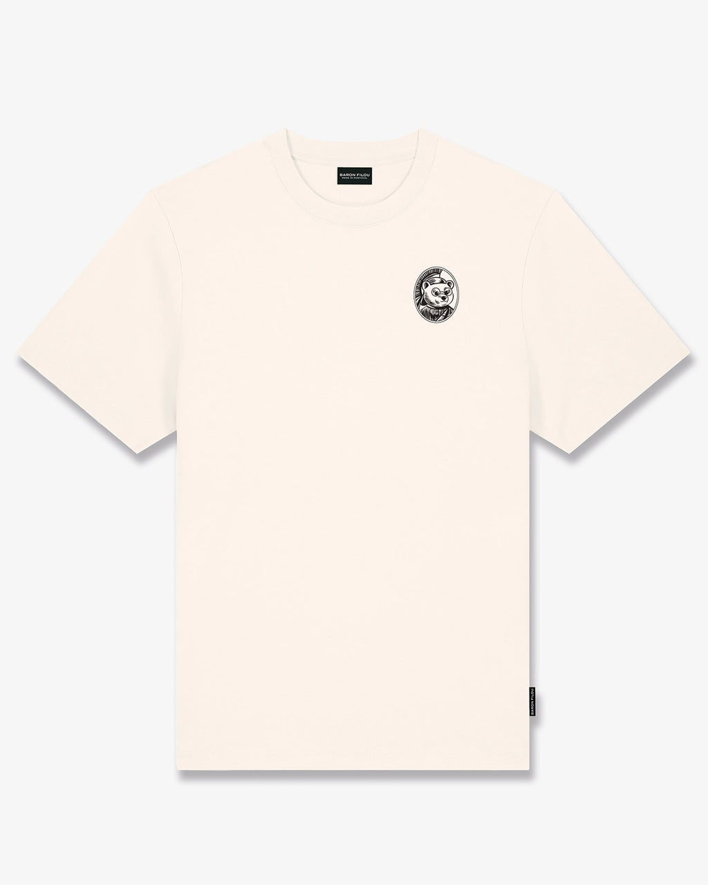 T-shirts korte mouw wit Baron Filou