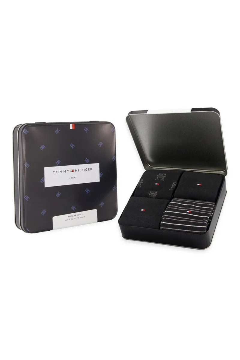 Kousen zwart Tommy Hilfiger