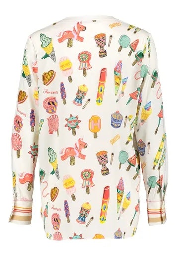 Blouses lange mouw geel Herzen's Angelegenheit