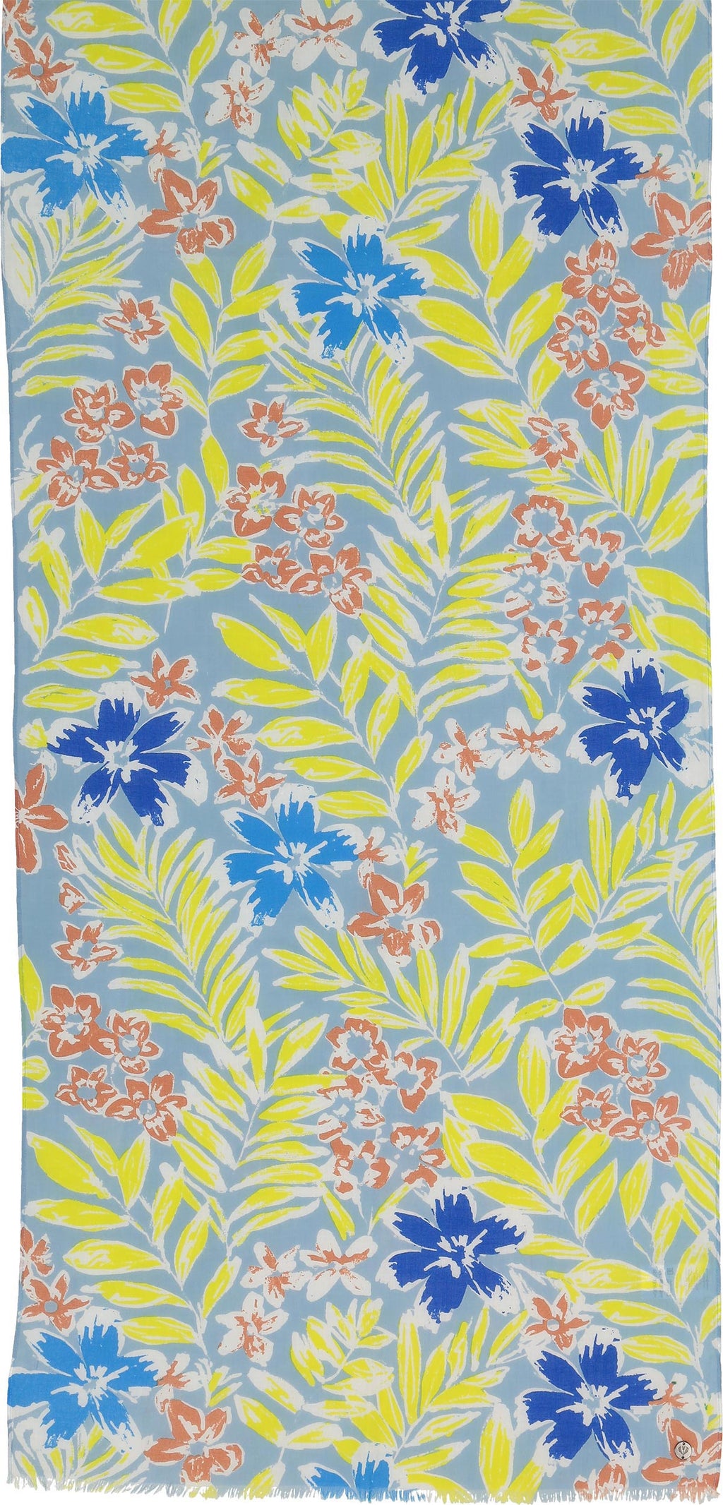 Sjaals blauw Fraas
