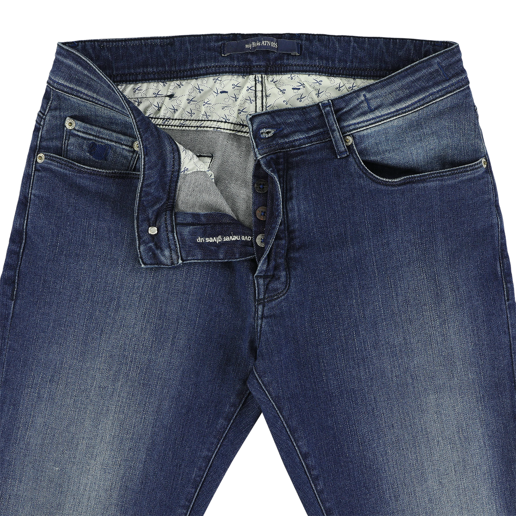 Jeans blauw Atelier Noterman