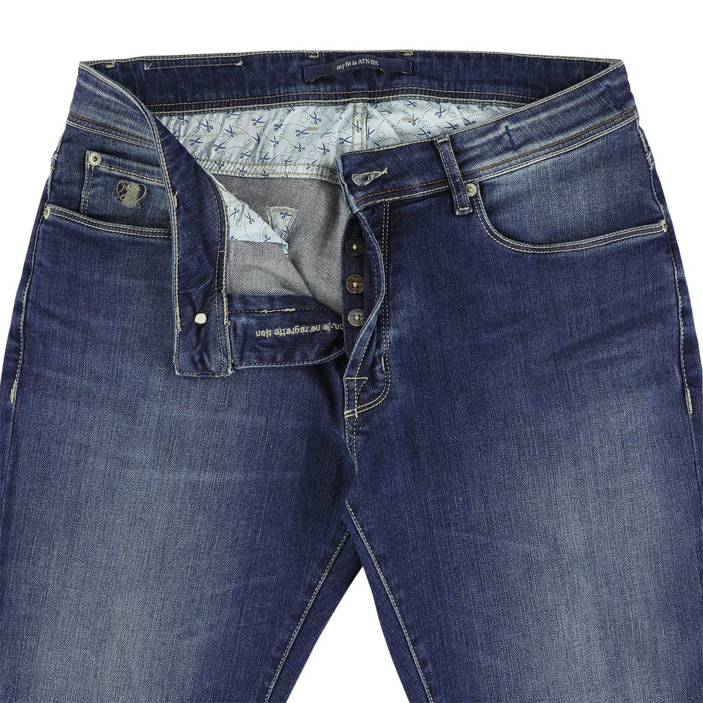 Jeans blauw Atelier Noterman