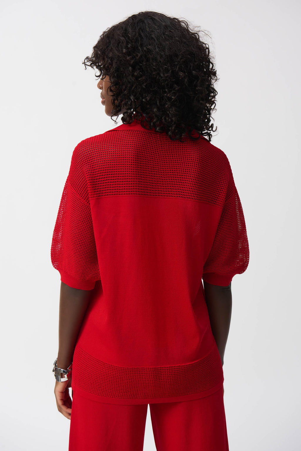 Blouses korte mouw rood Joseph Ribkoff
