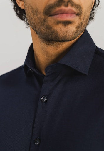 Hemden lange mouw navy State of Art