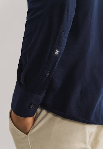 Hemden lange mouw navy State of Art