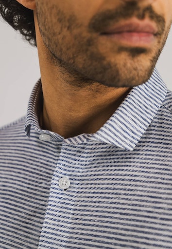 Polo's korte mouw blauw State of Art