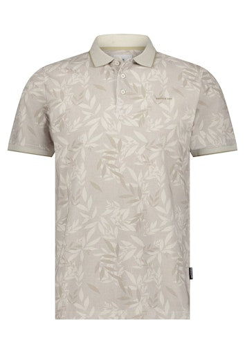 Polo's korte mouw beige State of Art