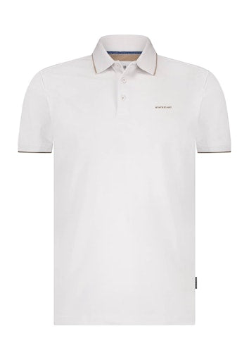 Polo's korte mouw wit State of Art