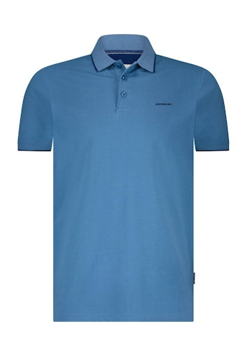 Polo's korte mouw blauw State of Art