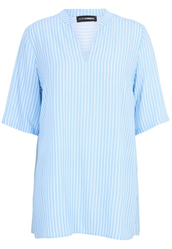 Blouses korte mouw blauw Doris Streich