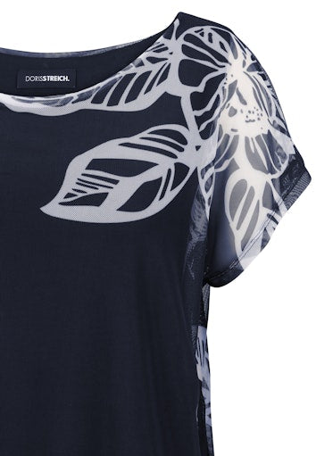 T-shirts korte mouw navy Doris Streich