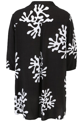 Blouses korte mouw zwart Doris Streich