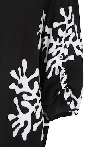 Blouses korte mouw zwart Doris Streich
