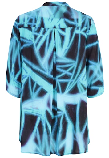 Blouses korte mouw navy Doris Streich