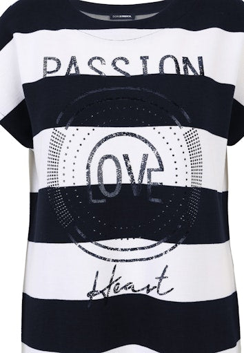 T-shirts korte mouw navy Doris Streich