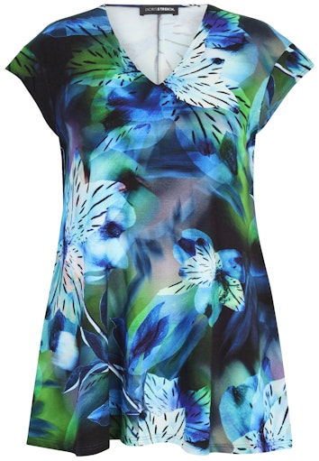 T-shirts korte mouw blauw Doris Streich