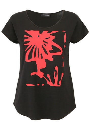 T-shirts korte mouw zwart Doris Streich