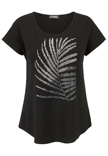T-shirts korte mouw zwart Doris Streich