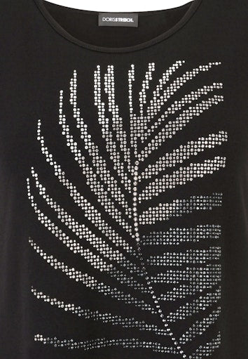 T-shirts korte mouw zwart Doris Streich