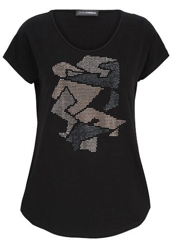 T-shirts korte mouw zwart Doris Streich