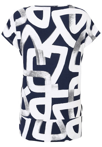 T-shirts korte mouw navy Doris Streich