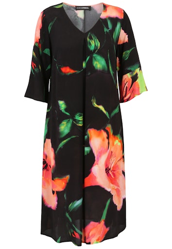 Jurken lange mouw roze Doris Streich