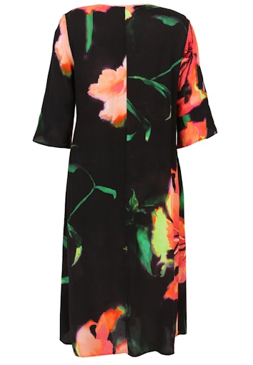 Jurken lange mouw roze Doris Streich