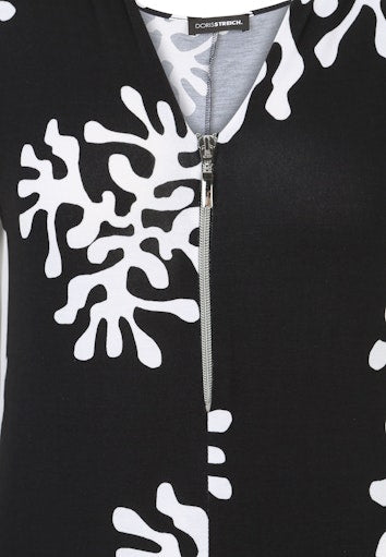 Jumpsuits korte mouw zwart Doris Streich