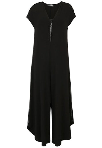Jumpsuits korte mouw zwart Doris Streich