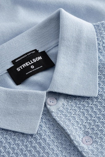 Polo's korte mouw blauw Strellson