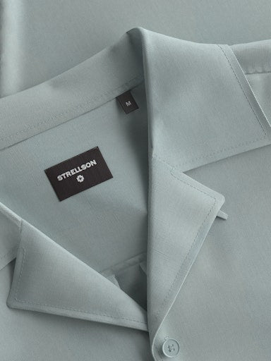 Hemden korte mouw blauw Strellson