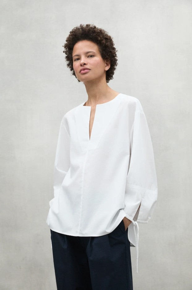 Blouses lange mouw wit ECOALF